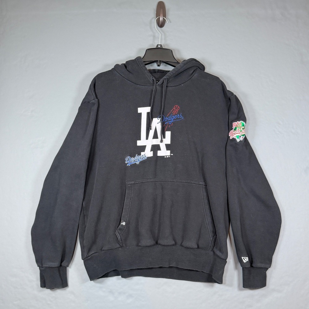 New Era LA Dodgers 1988 World Series Cooperstown Collection Hoodie Black XXL